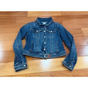 Pilcro and the Letterpress Indigo Denim Jacket size M